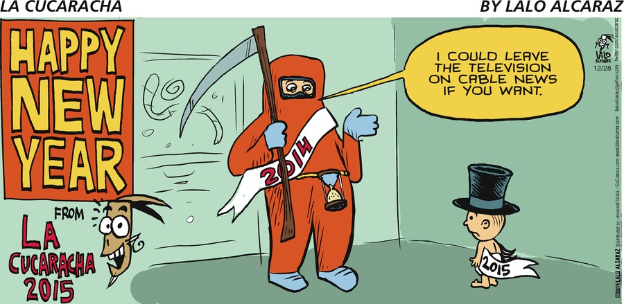La Cucaracha Comic Strip for December 28, 2014 