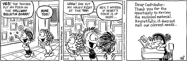Heart of the City Comic Strip for November 19, 2002 