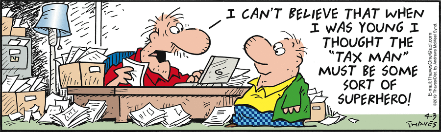 Frank and Ernest Comic Strip for April 03, 2019 