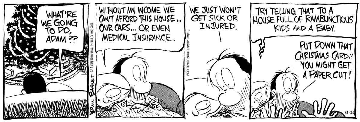 Adam@Home Comic Strip for December 26, 1996 