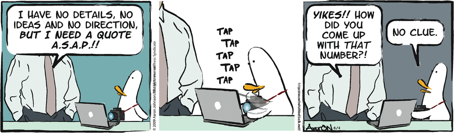 W.T. Duck Comic Strip for June 04, 2009 