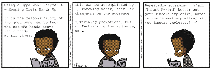 The Boondocks Comic Strip for June 07, 2003 