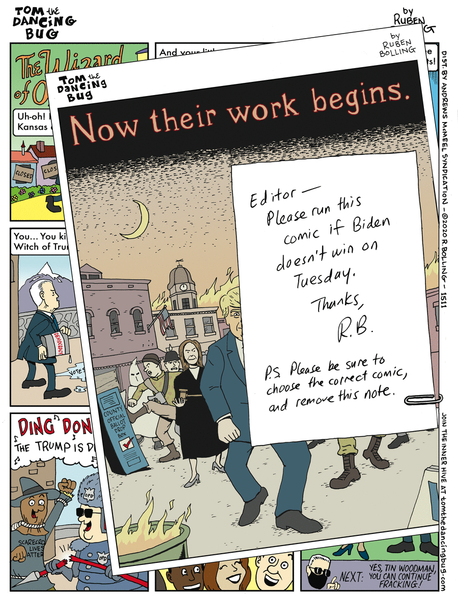 Tom the Dancing Bug Comic Strip for November 06, 2020 