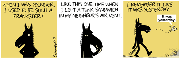 Dark Side of the Horse Comic Strip for January 17, 2011 