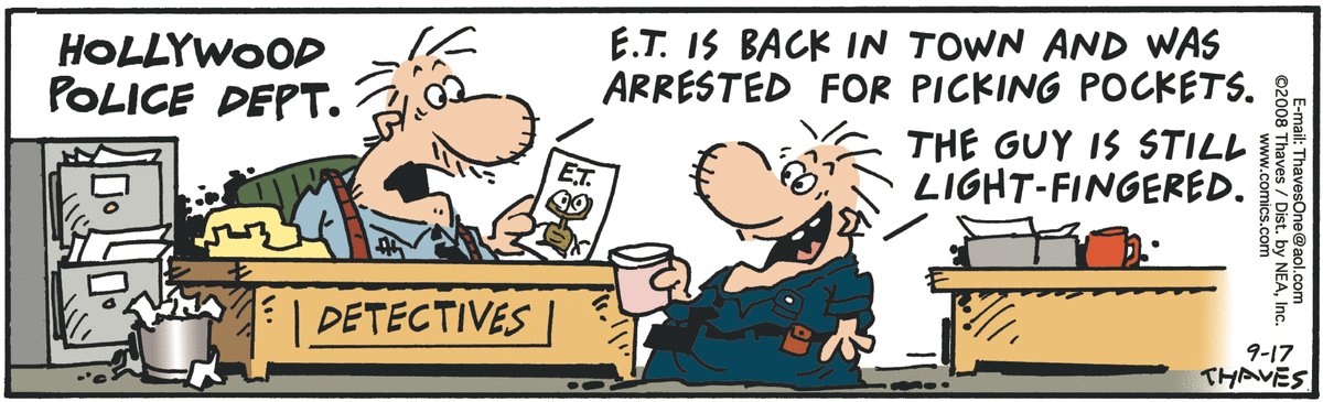 Frank and Ernest Comic Strip for September 17, 2008 