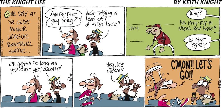 The Knight Life Comic Strip for July 06, 2014 