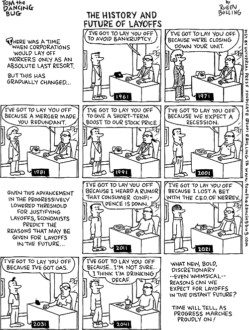 Tom the Dancing Bug Comic Strip for February 24, 2001 