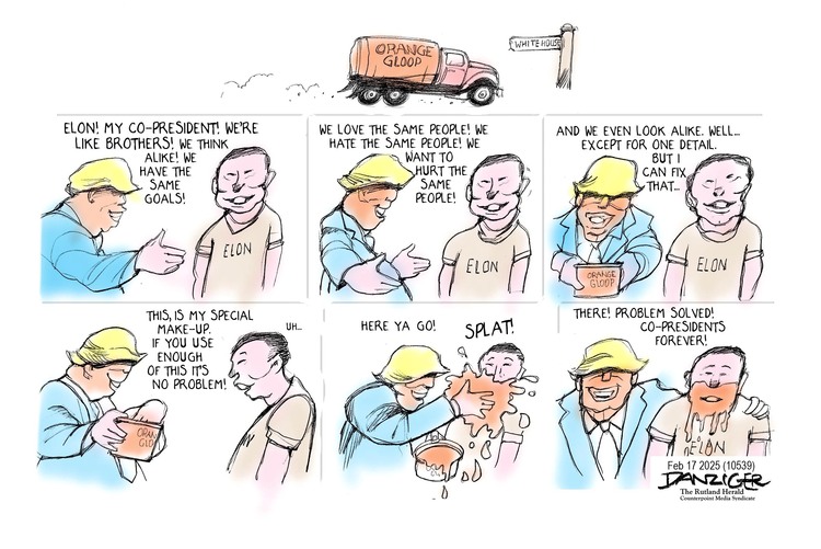 Jeff Danziger Comic Strip for February 18, 2025 