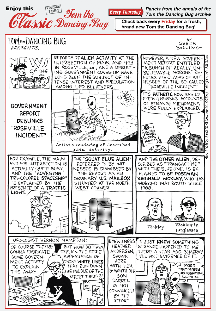 Tom the Dancing Bug Comic Strip for August 17, 2017 
