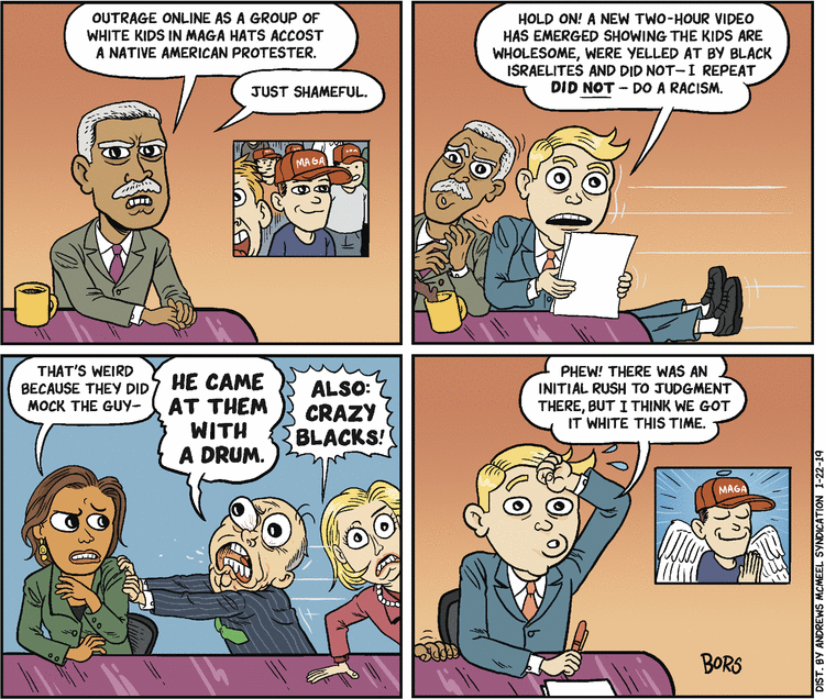 Matt Bors Comic Strip for January 22, 2019 