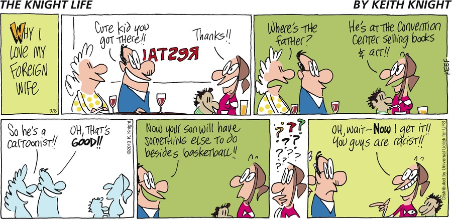 The Knight Life Comic Strip for September 08, 2013 