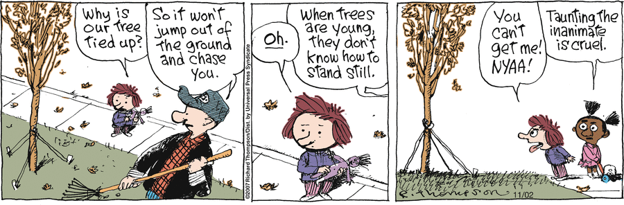 Cul de Sac Comic Strip for November 02, 2007 
