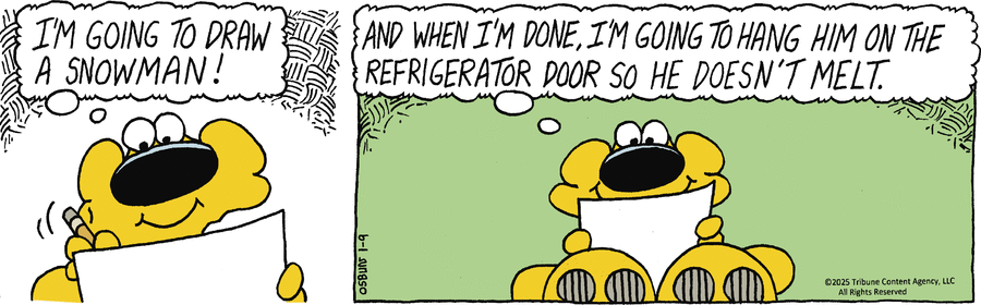 Animal Crackers Comic Strip for January 09, 2025 