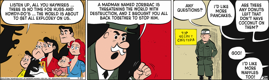 Rip Haywire Comic Strip for July 20, 2019 