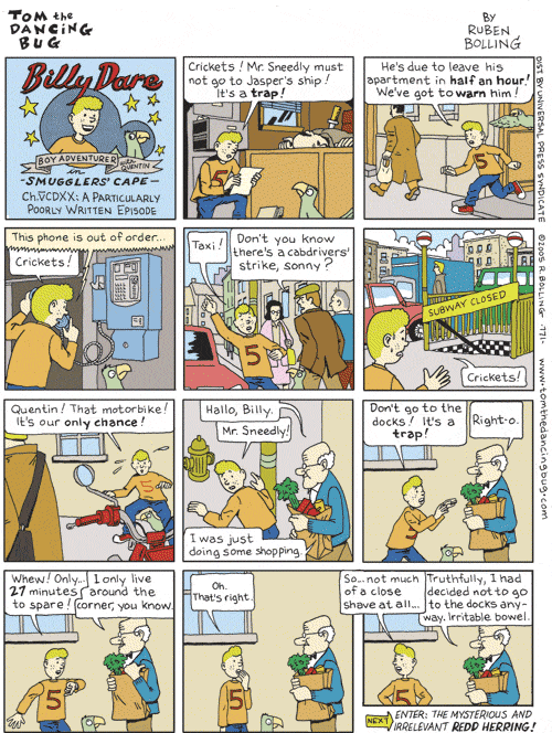 Tom the Dancing Bug Comic Strip for October 15, 2005 