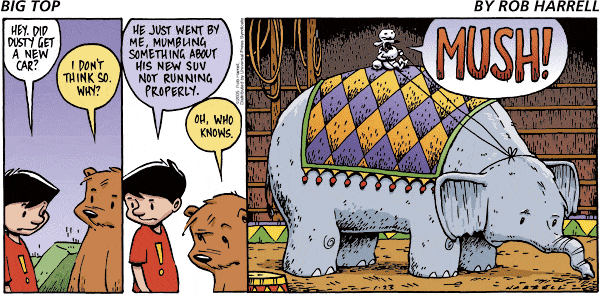 Big Top Comic Strip for January 23, 2005 