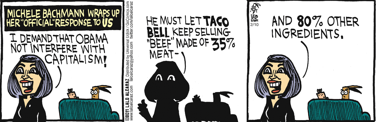 La Cucaracha Comic Strip for February 10, 2011 