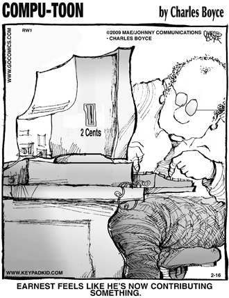 Compu-toon Comic Strip for February 16, 2009 