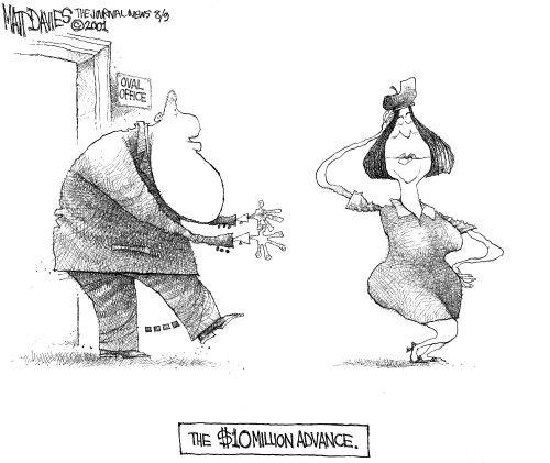 Matt Davies Comic Strip for August 08, 2001 