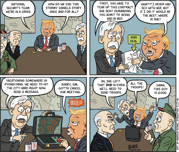 Matt Bors Comic Strip for March 27, 2018 