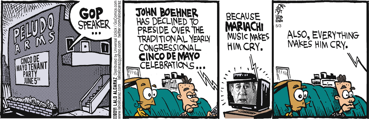 La Cucaracha Comic Strip for May 03, 2011 