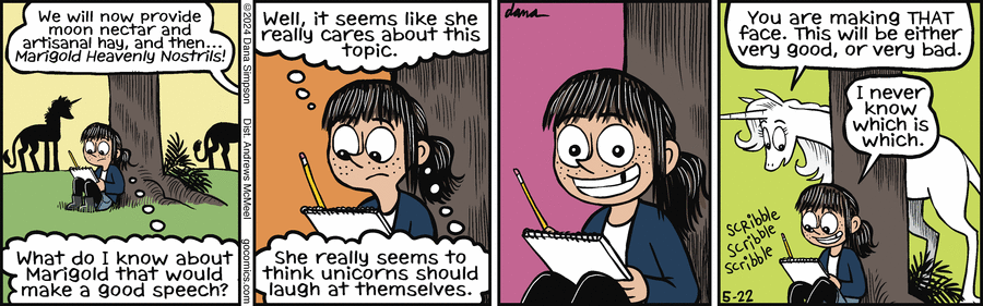 Phoebe and Her Unicorn Comic Strip for May 22, 2024 