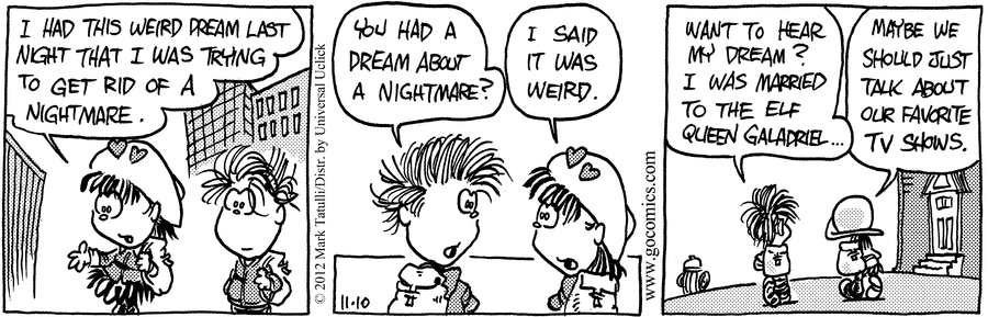Heart of the City Comic Strip for November 10, 2012 