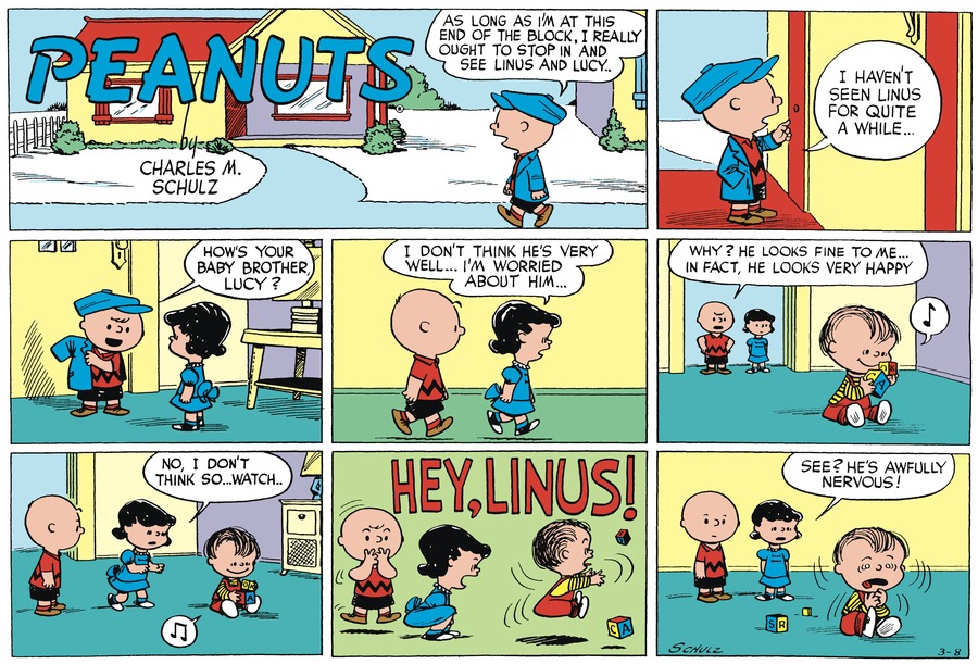 Peanuts Begins Comic Strip for March 06, 2021 