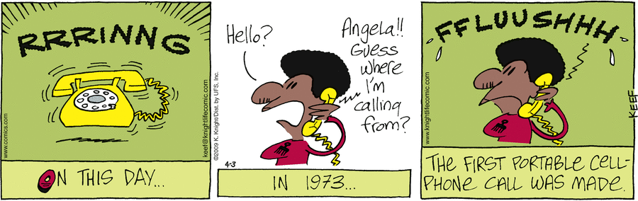 The Knight Life Comic Strip for April 03, 2009 