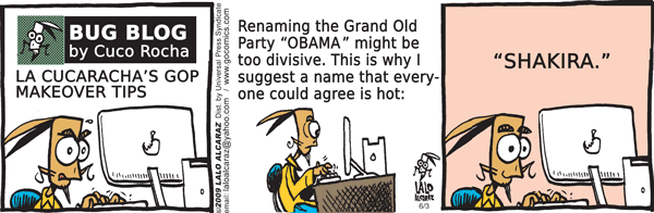 La Cucaracha Comic Strip for June 03, 2009 