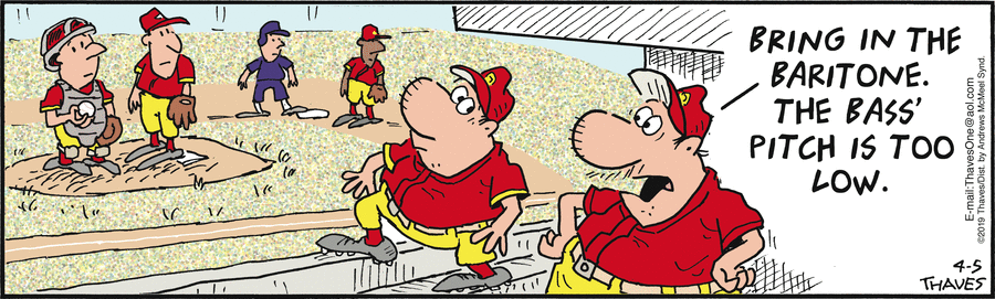 Frank and Ernest Comic Strip for April 05, 2019 