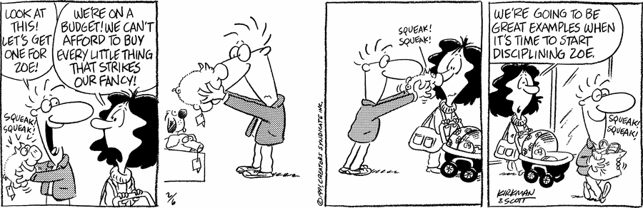 Baby Blues Comic Strip for February 06, 1991 