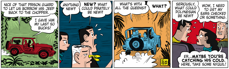 Rip Haywire Comic Strip for February 27, 2013 