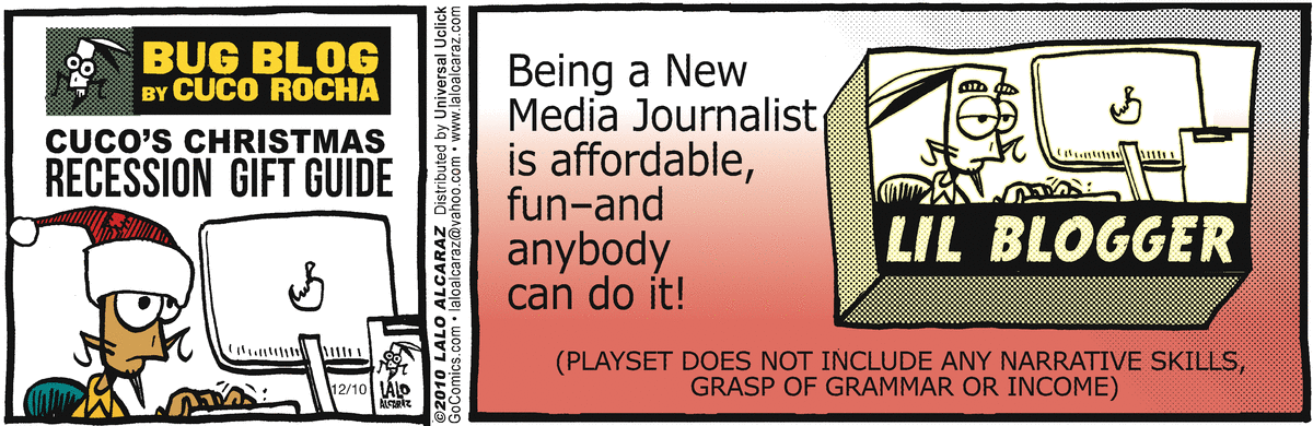 La Cucaracha Comic Strip for December 10, 2010 