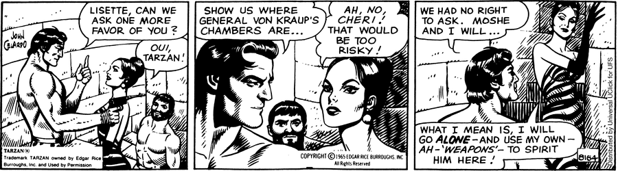 Tarzan Comic Strip for June 26, 2014 