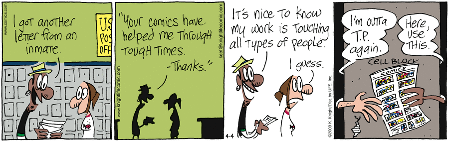 The Knight Life Comic Strip for April 04, 2009 