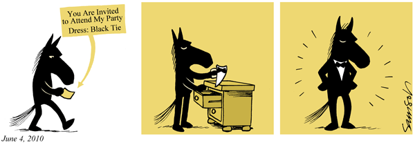 Dark Side of the Horse Comic Strip for March 08, 2011 