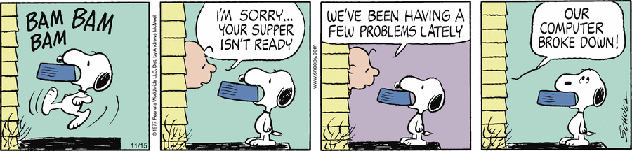 Peanuts Comic Strip for November 15, 2024 