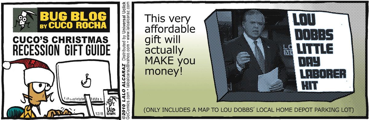La Cucaracha Comic Strip for December 08, 2010 