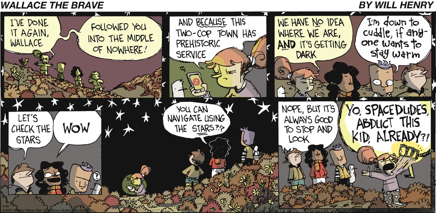 Wallace the Brave Comic Strip for April 18, 2021 