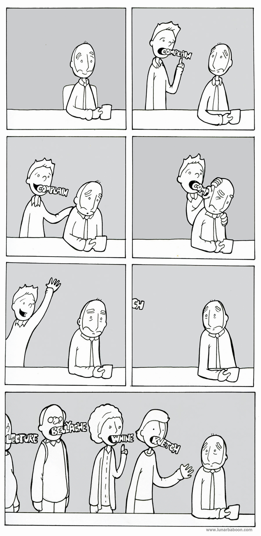 Lunarbaboon Comic Strip for February 24, 2016 