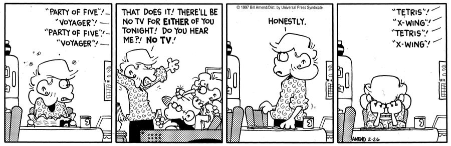 FoxTrot Comic Strip for February 26, 1997 