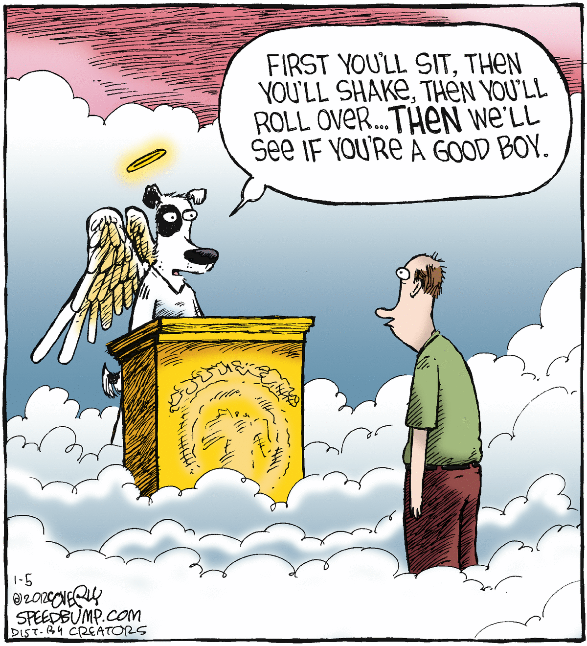 Speed Bump Comic Strip for January 05, 2012 