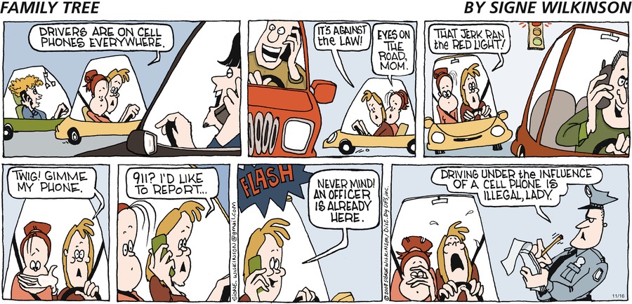Family Tree Comic Strip for November 16, 2008 