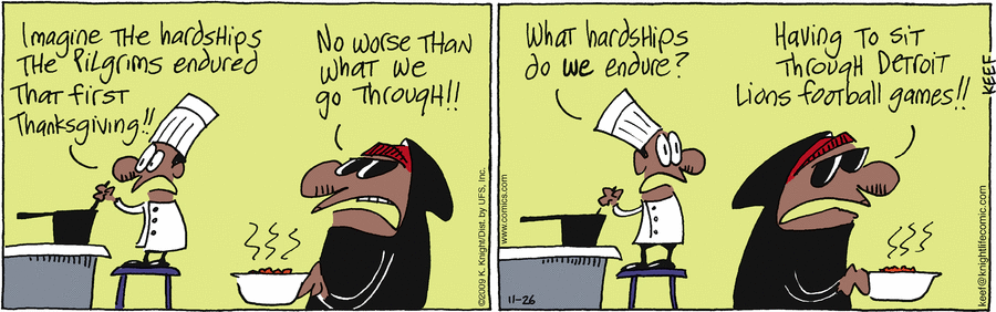 The Knight Life Comic Strip for November 26, 2009 