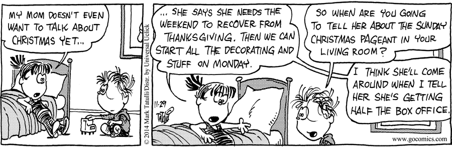 Heart of the City Comic Strip for November 29, 2014 