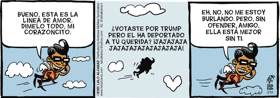 La Cucaracha en Español Comic Strip for February 12, 2025 