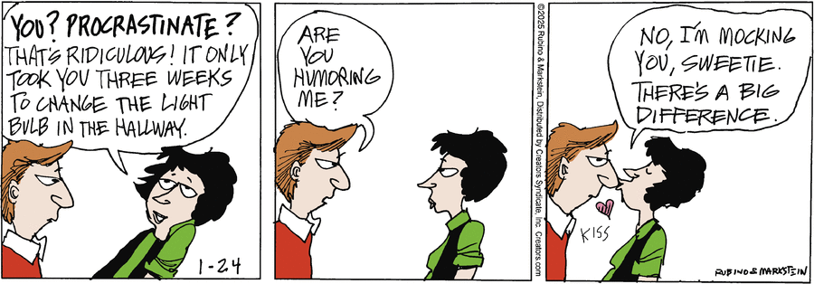 Daddy's Home Comic Strip for January 24, 2025 