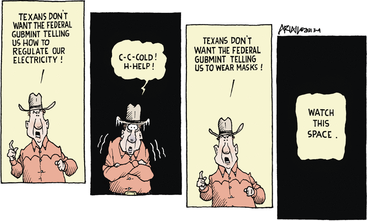 Robert Ariail Comic Strip for March 04, 2021 