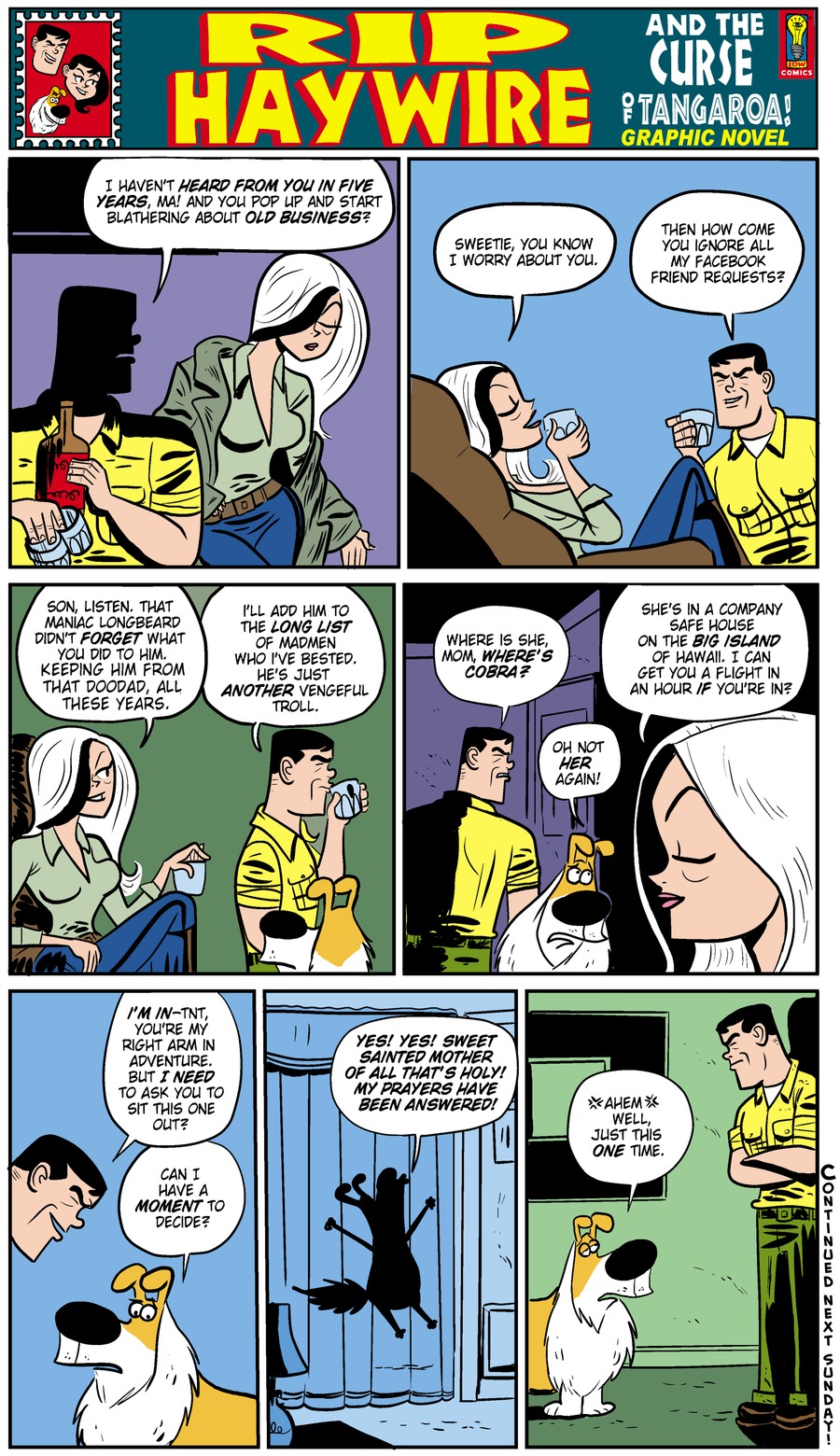 Rip Haywire Comic Strip for September 29, 2013 